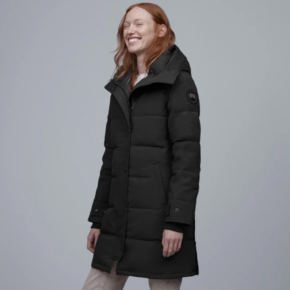 Canada Goose Women's Shelburne Parka Black Label - Black Size Small